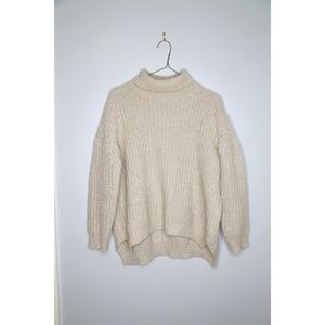 Zara Size M Cream Chunky Knit
